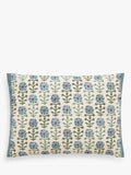 John Lewis cotton-printed decorative cushion with embroidery, UK version