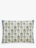 John Lewis cotton-printed decorative cushion with embroidery, UK version