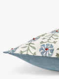 John Lewis cotton-printed decorative cushion with embroidery, UK version
