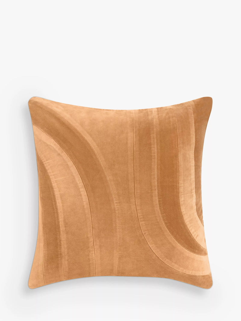 John Lewis velvet scatter cushion 50cm, British product