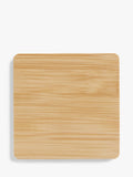John Lewis square bamboo coasters set of 4 natural (British brand)