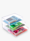 OSCO acrylic desk drawers clear storage chest, imported from the UK