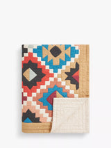 John Lewis Hand-Quilted Cotton Bedspread in Multi-Colour for Double and Kingsize Beds- Buy online at McGrocer