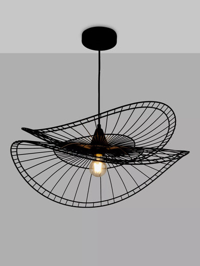 John Lewis John Lewis Hiko Dual Layer 60 Pendant Ceiling Light, Black- Buy online at McGrocer