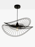 John Lewis Hiko Dual Layer 60cm pendant ceiling light black (British brand)
