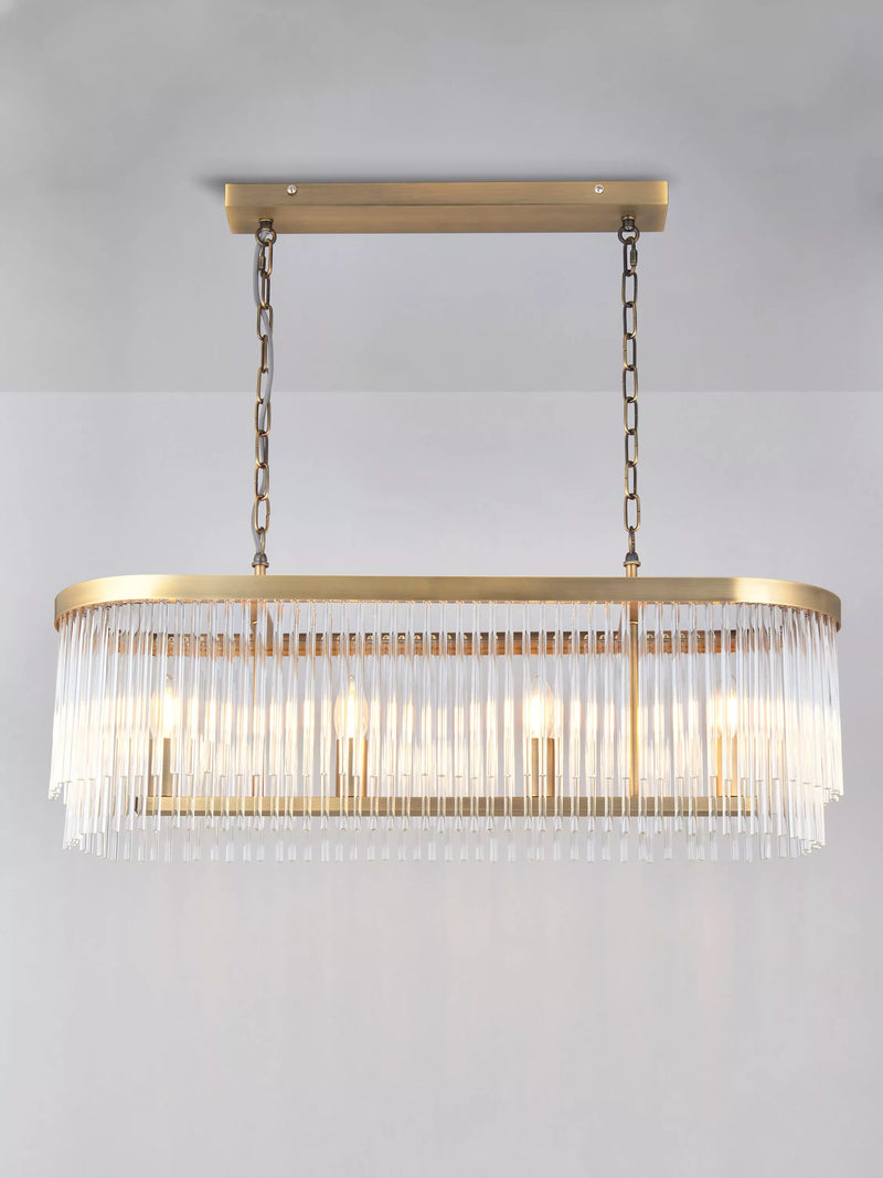 John Lewis Lexton chandelier matte antique brass, UK version