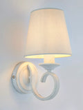 John Lewis Carlita wall light white painted finish, imported from the UK