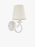 John Lewis Carlita wall light white painted finish, imported from the UK