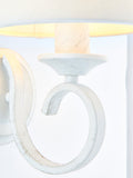 John Lewis Carlita wall light white painted finish, imported from the UK