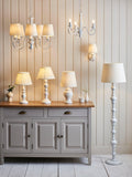 John Lewis Carlita wall light white painted finish, imported from the UK