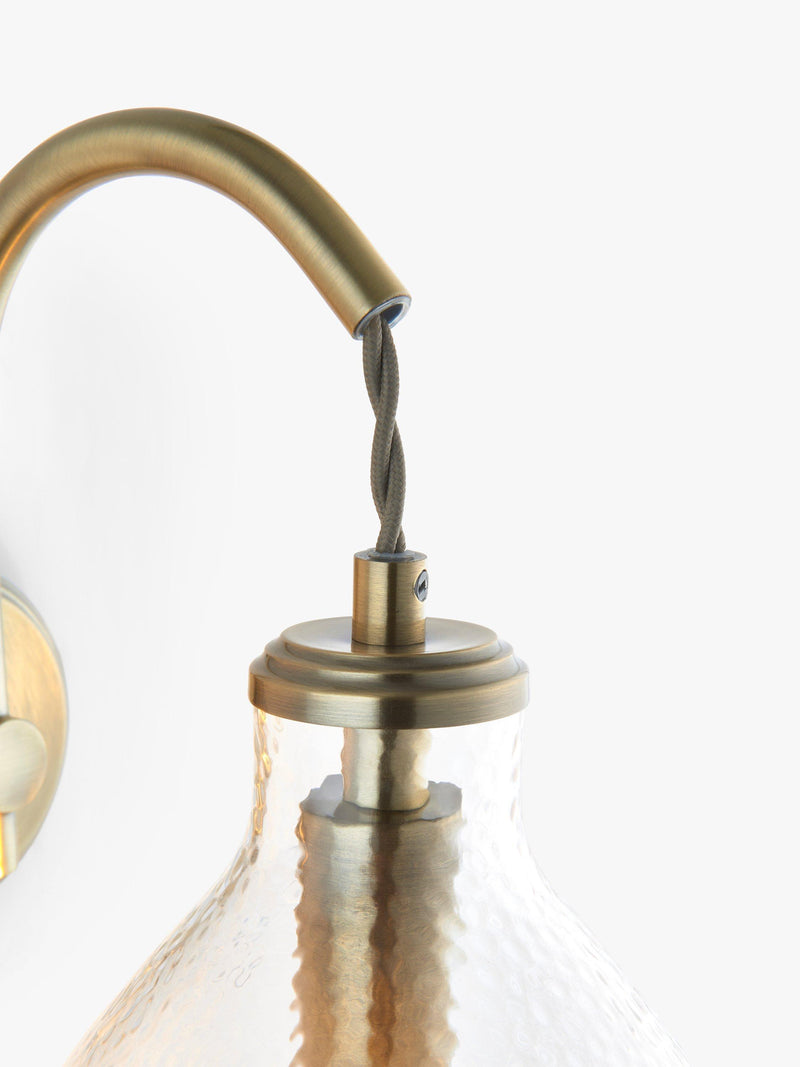 John Lewis Cartmel wall light antique finish, UK version