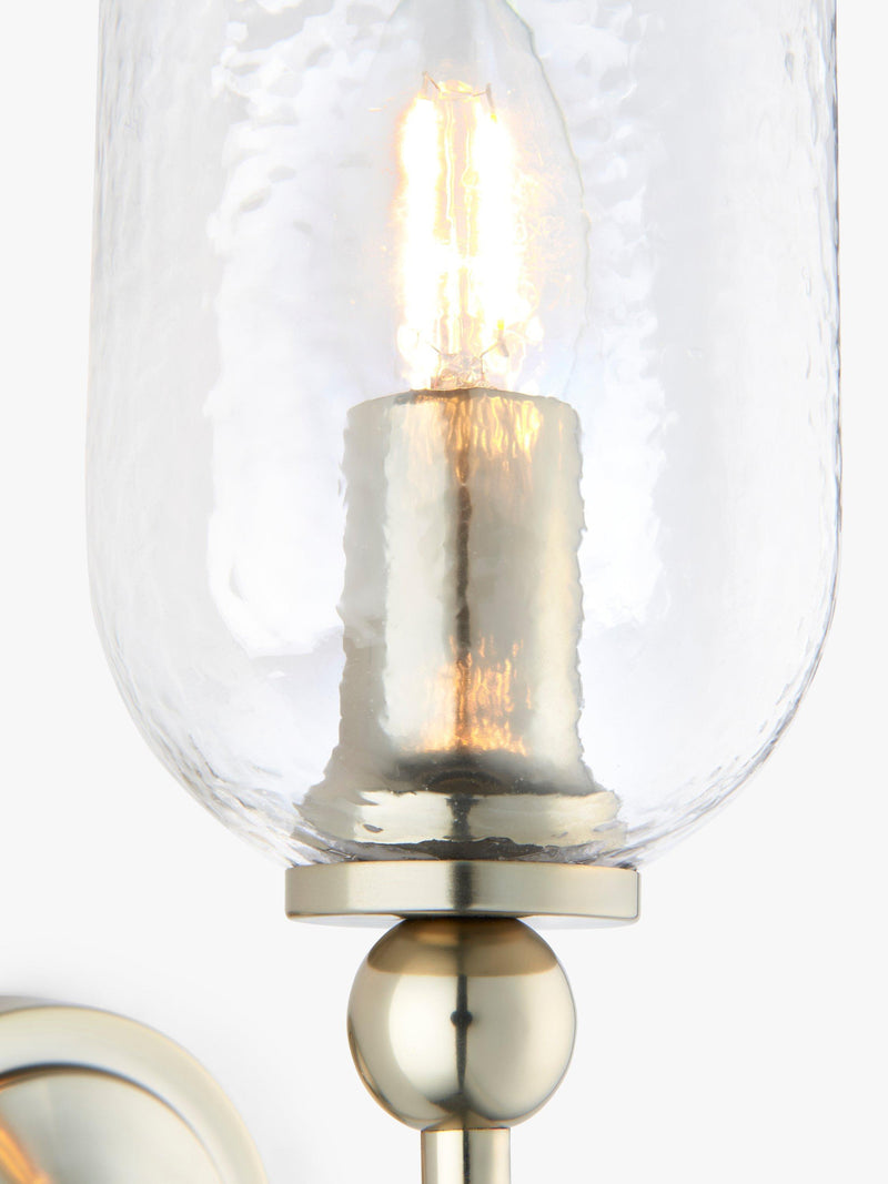 John Lewis Chalice wall light warm brushed brass - British product