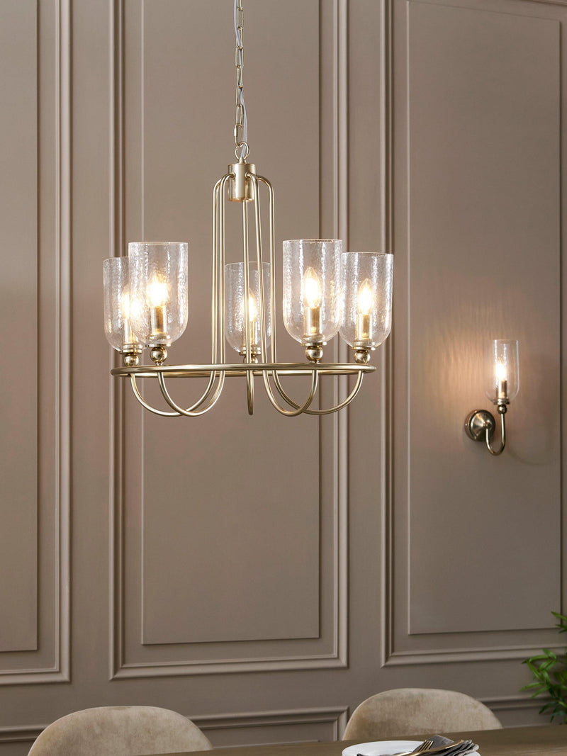 John Lewis Chalice wall light warm brushed brass - British product
