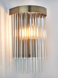 John Lewis Lexton Glasstab-Wandleuchte Antikmessing, UK-Version