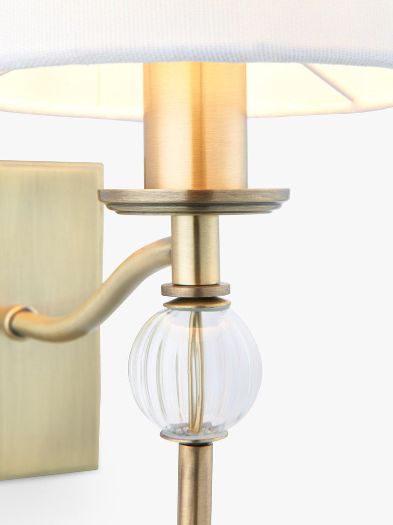 John Lewis Haverstock wall light antique brass - British product