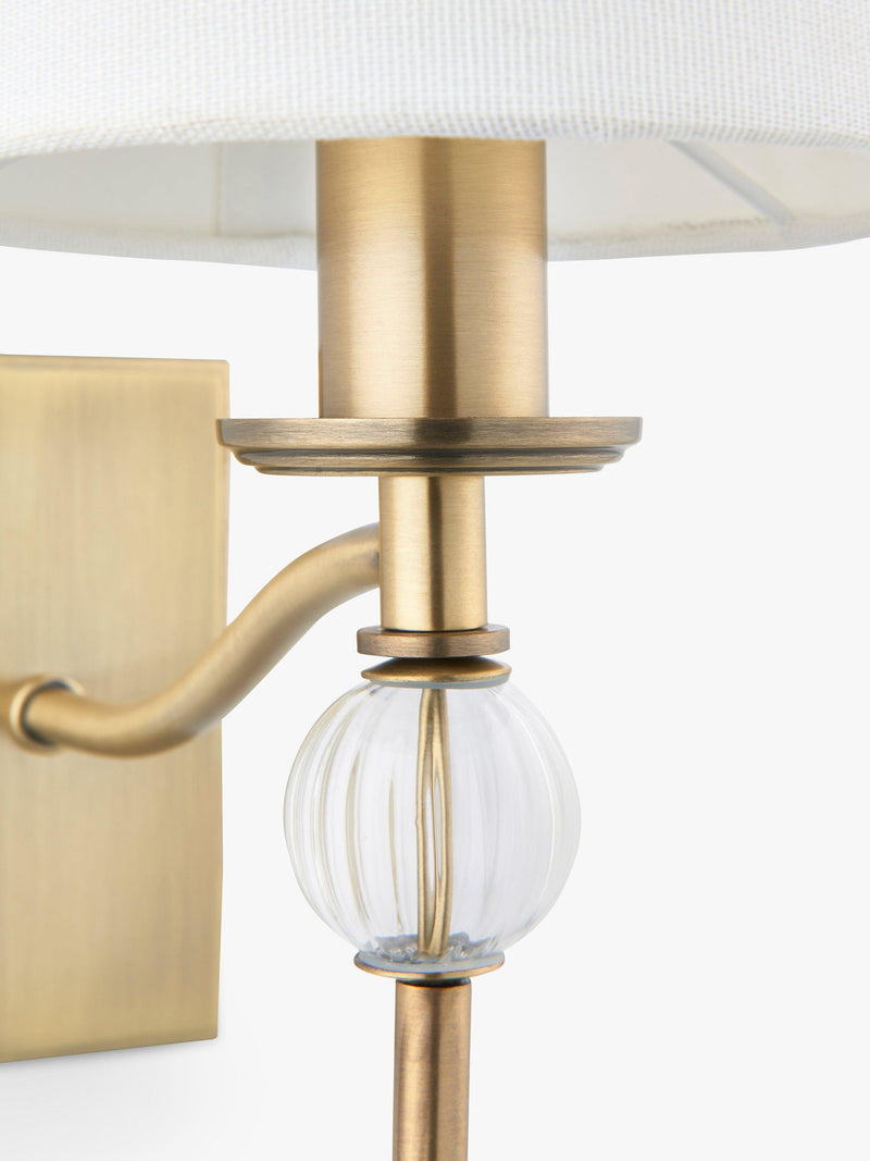 John Lewis Haverstock wall light antique brass - British product