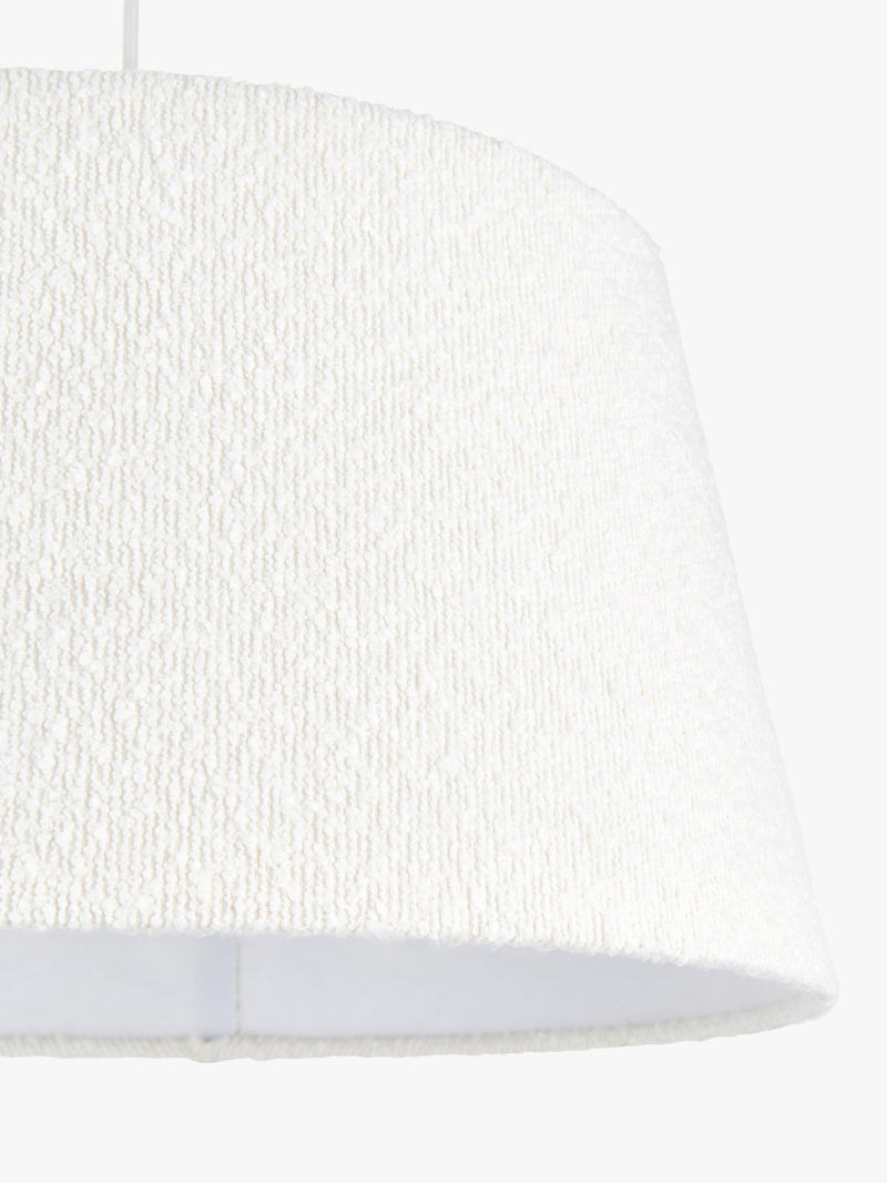 John Lewis boucle tapered ceiling lampshade 45cm - British product