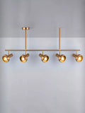 John Lewis Leighton ceiling light warm antique brass, imported from the UK