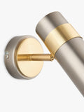 John Lewis Obi spotlight wall light matt nickel gold - British product