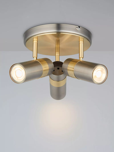 John Lewis John Lewis Obi 3 Circular Spotlight Ceiling Plate - 30cm- Buy online at McGrocer