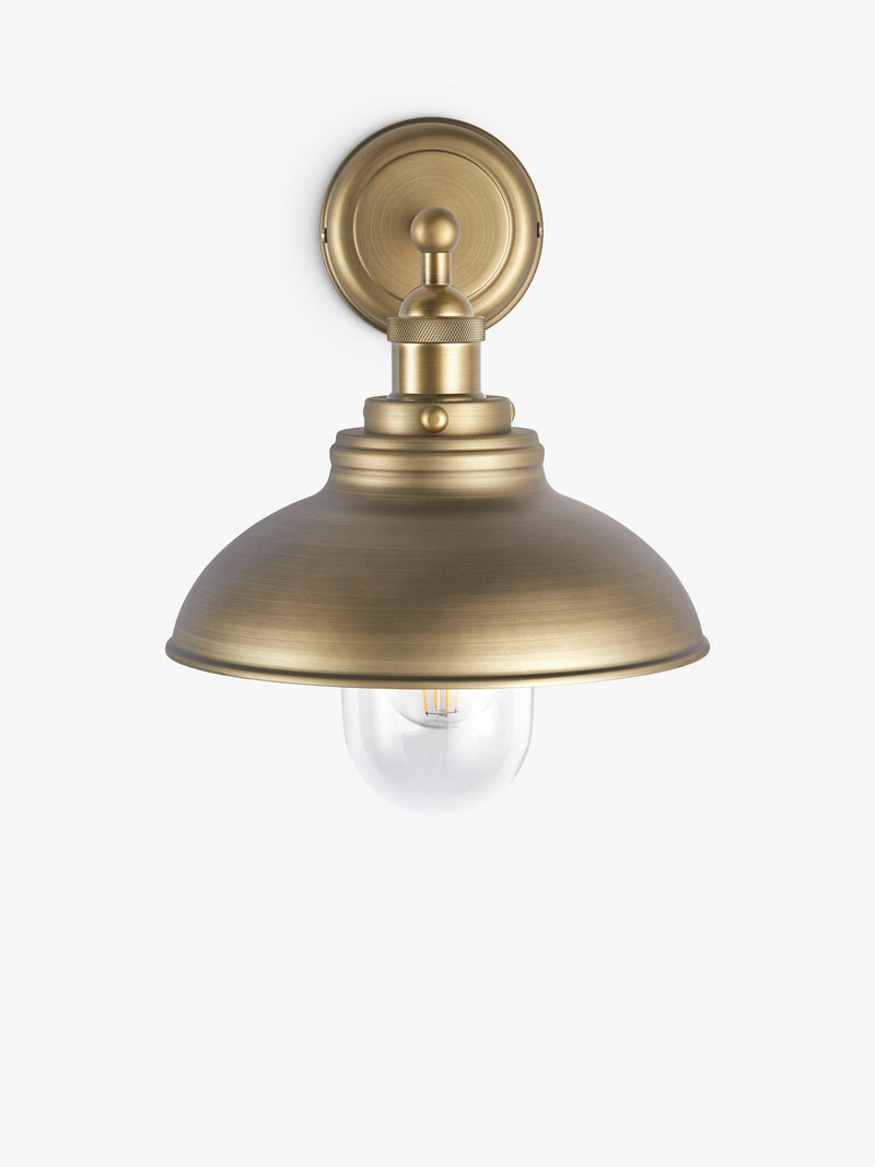 John Lewis Baldwin outdoor wall light dark antique brass (British brand)