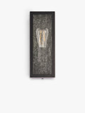 John Lewis black ripple glass outdoor wall light, UK version