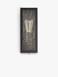 John Lewis black ripple glass outdoor wall light, UK version