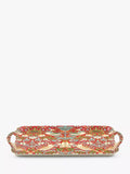 Morris & Co. large handled melamine tray with Strawberry Thief design, imported from the UK