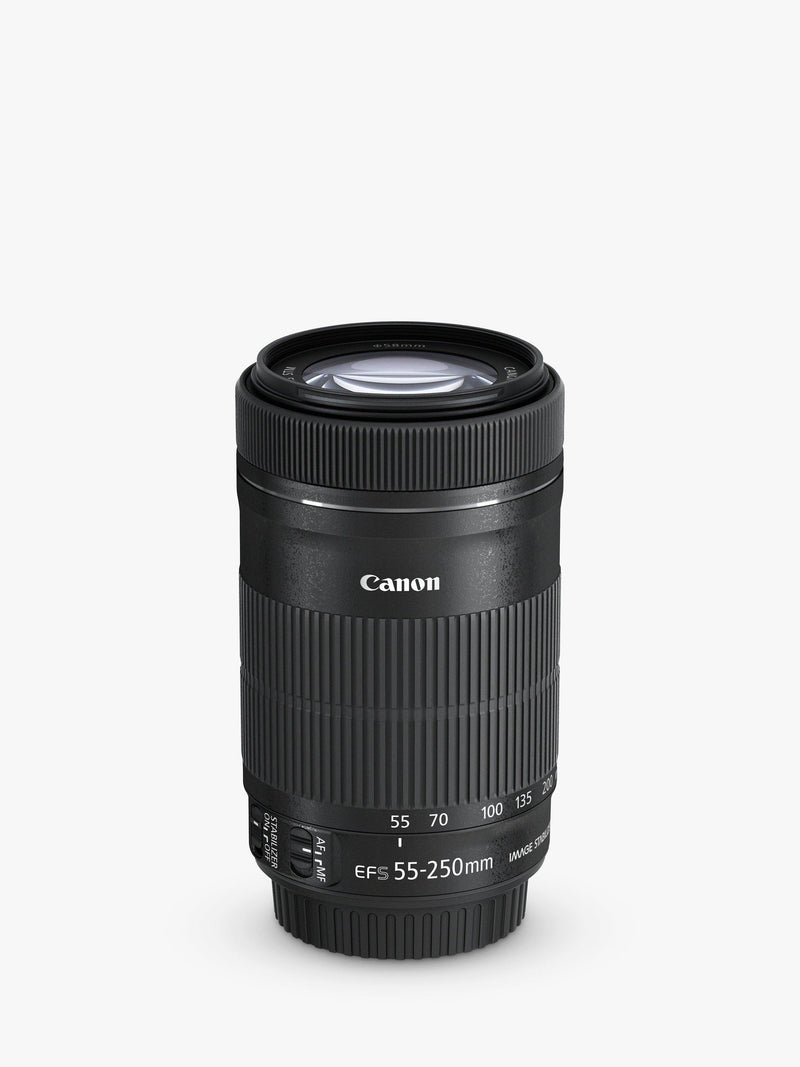 Canon telephoto lens 55-250mm f/4-5.6 IS STM, imported from the UK