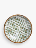 John Lewis serving bowl with Lisbon tile print, 38cm in mango wood, UK version
