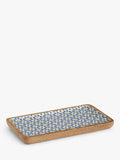 John Lewis mango wood platter with Lisbon tile pattern, UK version