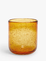 John Lewis Amber Bubble Glass Tumbler with Colorful Tint, 330ml- Buy online at McGrocer
