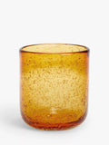John Lewis amber bubble glass tumbler, 330ml, UK version