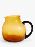 John Lewis amber bubble glass jug, 2 litre capacity, UK version