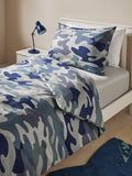 John Lewis kids' camouflage pure cotton duvet cover and pillowcase set, UK version