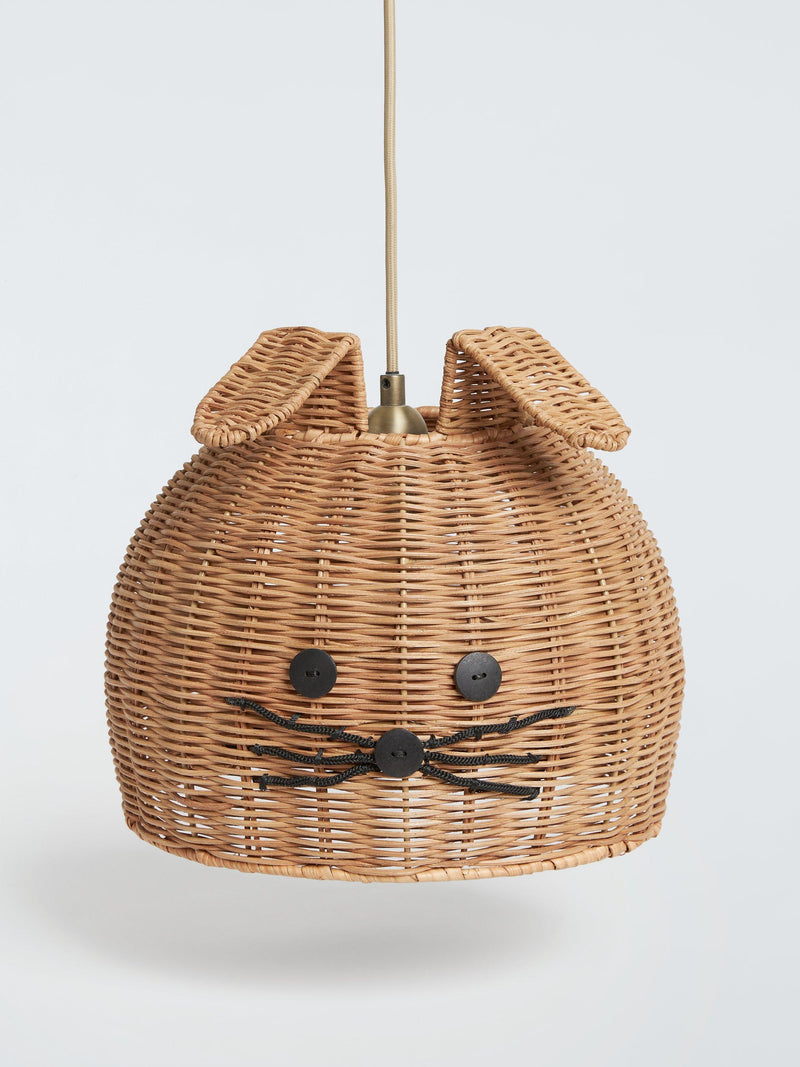 John Lewis bunny rattan ceiling shade 25x30cm, UK version