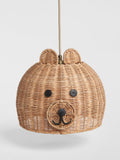 John Lewis bear rattan ceiling shade 42cm, imported from the UK