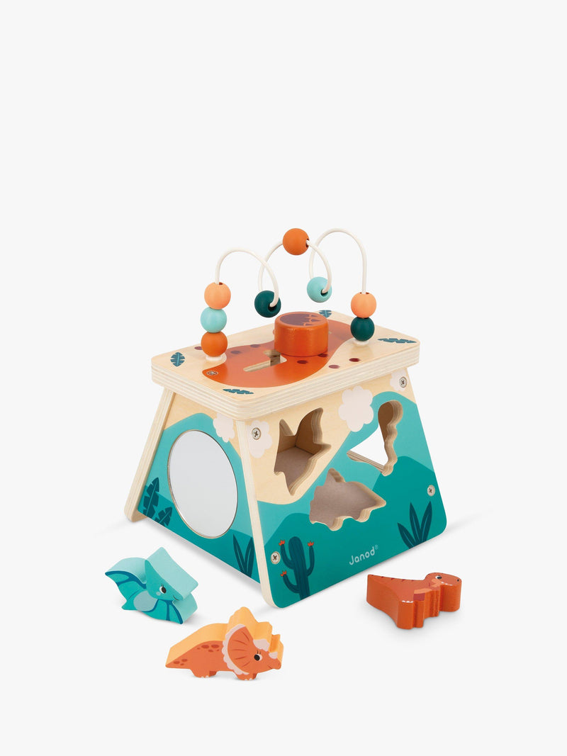 Janod Dino Multi-Activity Volcano Wooden Toy, imported from the UK