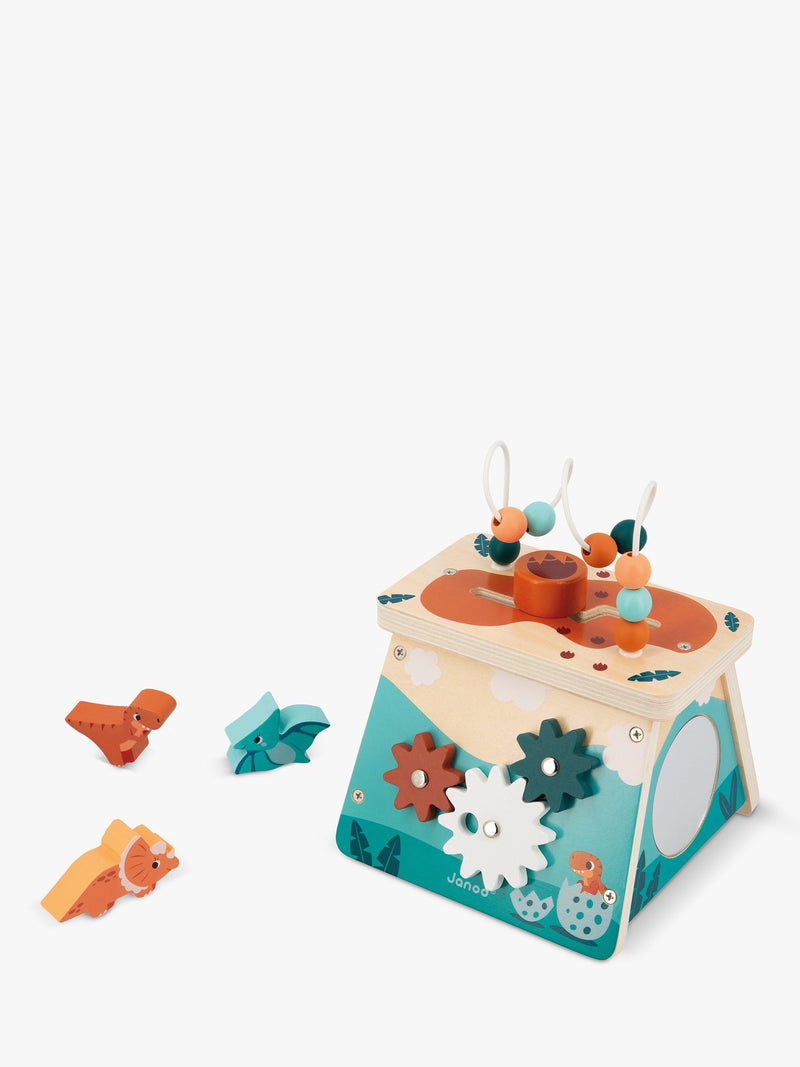 Janod Dino Multi-Activity Volcano Wooden Toy, imported from the UK