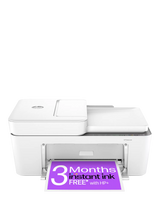 John Lewis HP Deskjet Plus 4220e All-In-One Wireless Printer, HP+ Enabled & Instant Ink Compatible, Cement- Buy online at McGrocer