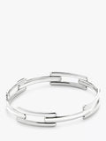 Bracelet jonc Monica Vinader Signature, Argent, Petit