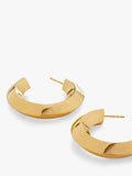 Monica Vinader gold large hoop earrings, UK version