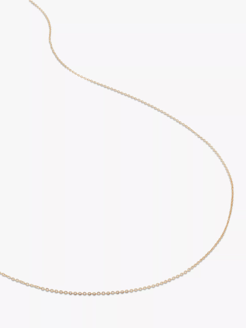Monica Vinader super fine chain necklace gold 46cm - British product