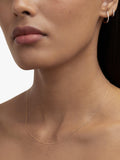 Monica Vinader super fine chain necklace gold 46cm - British product