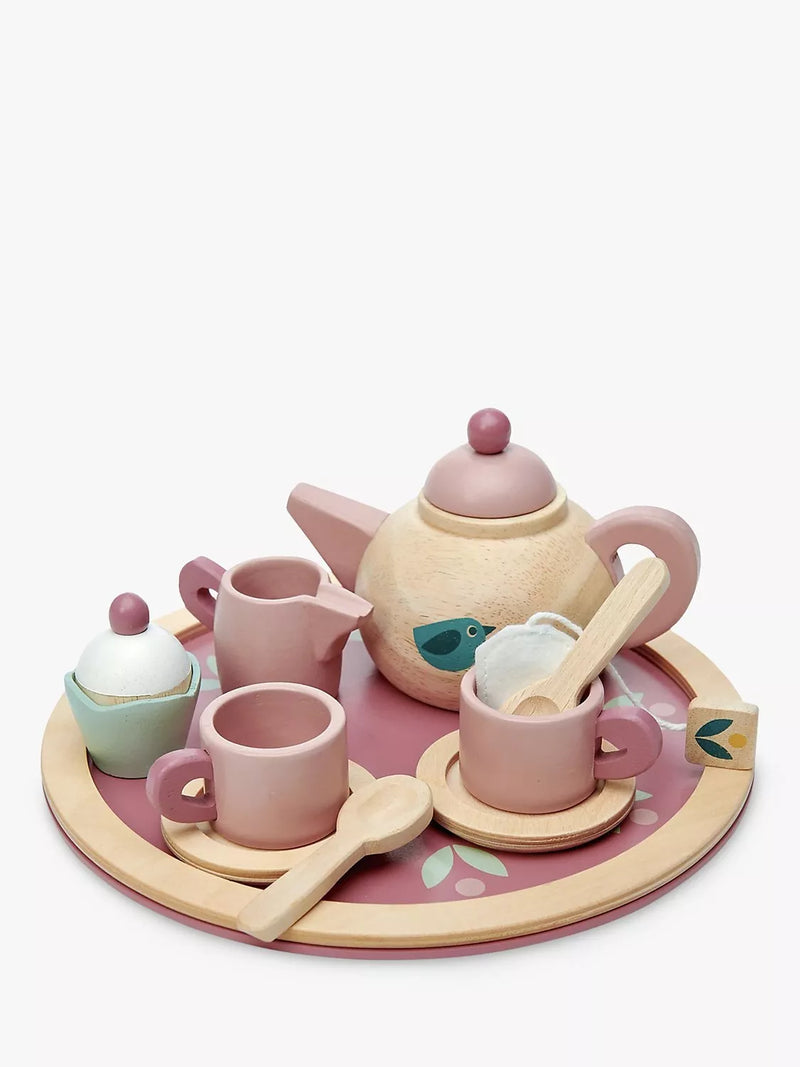 Babyblooms wooden tea set pink - British product