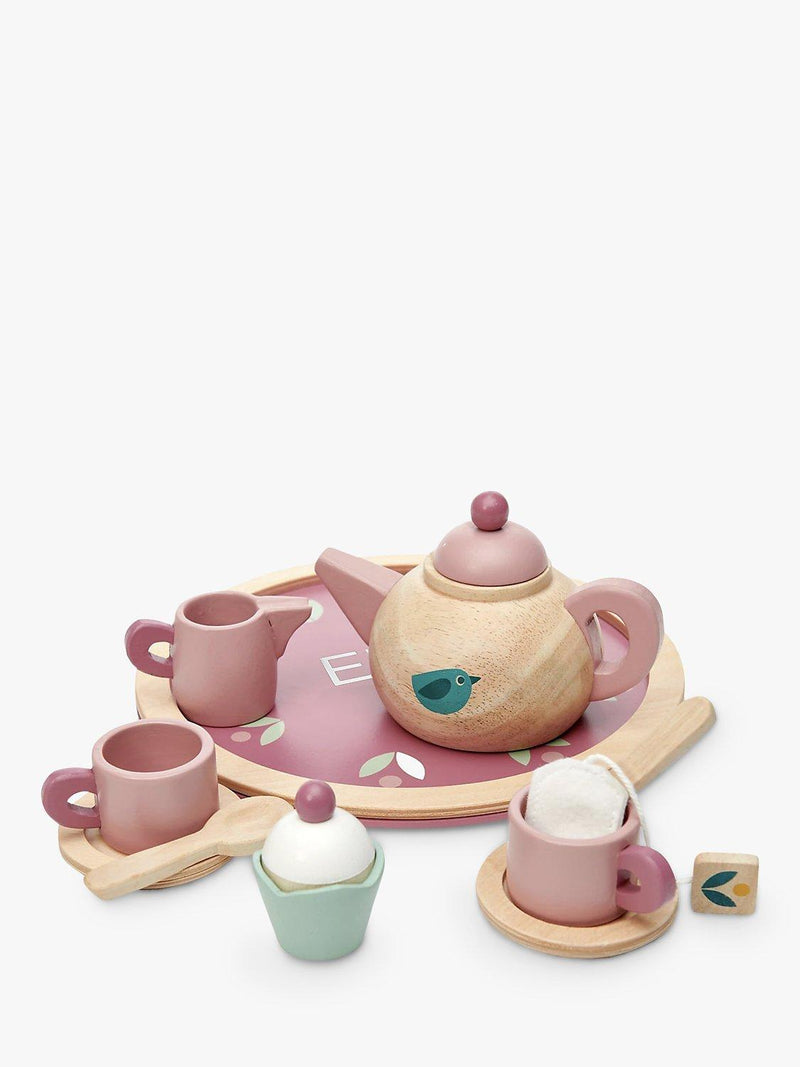 Babyblooms wooden tea set pink - British product