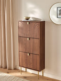 John Lewis Harvard Tall Shoe Storage Unit in Walnut (British brand)