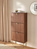 John Lewis Harvard Tall Shoe Storage Unit in Walnut (British brand)