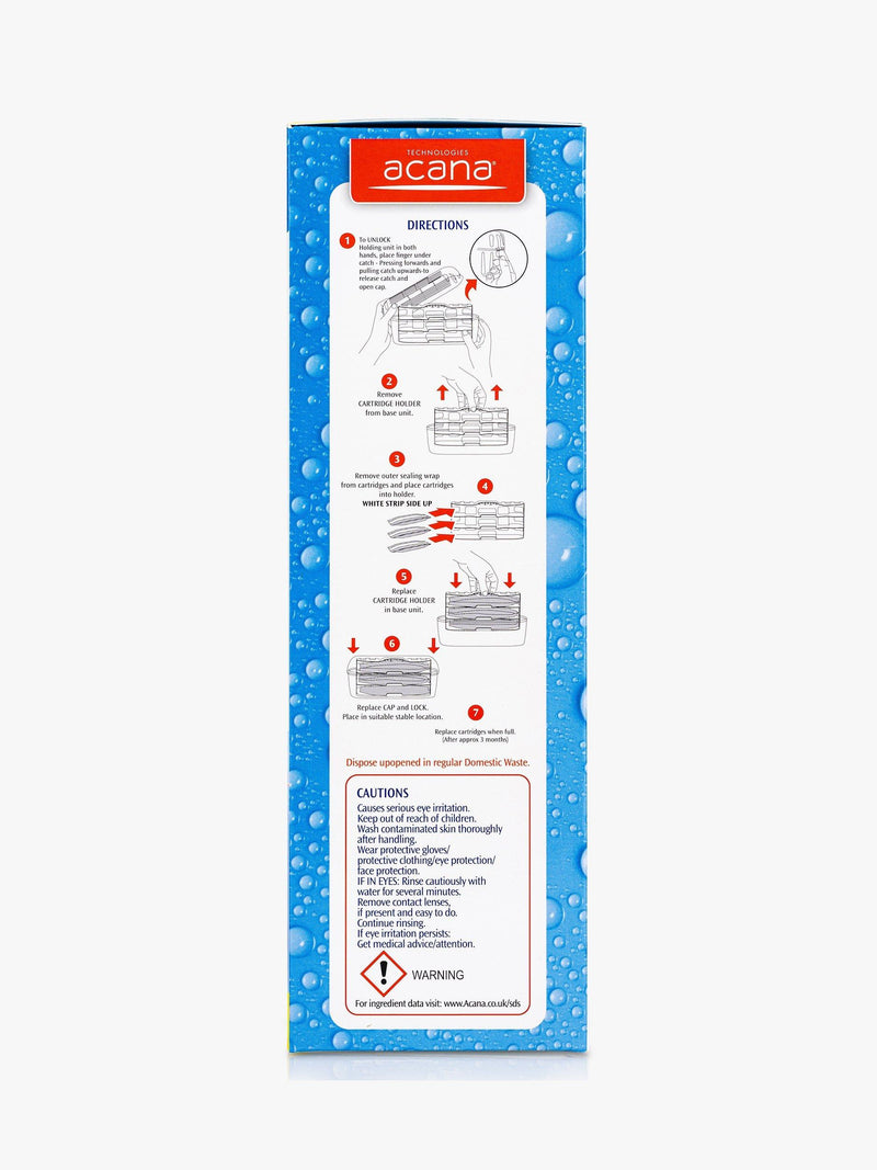 Acana moisture trap refill cartridges set of 3 - British product