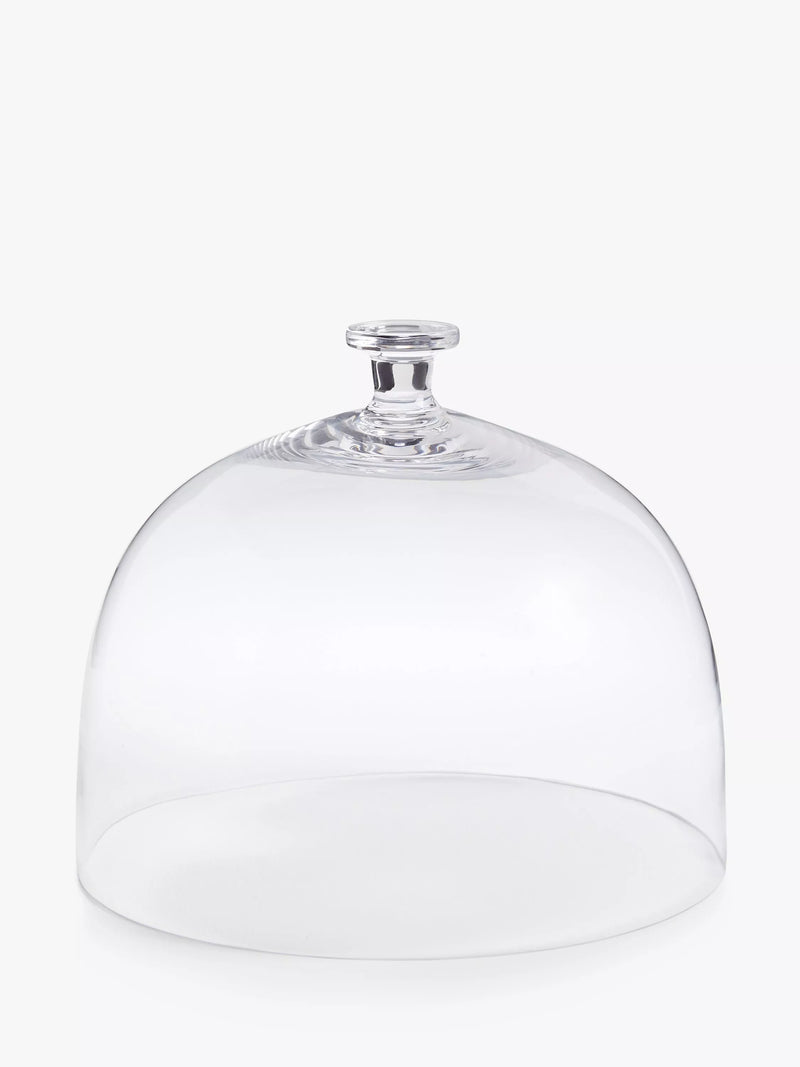 John Lewis clear glass serve dome 27.8cm, UK version